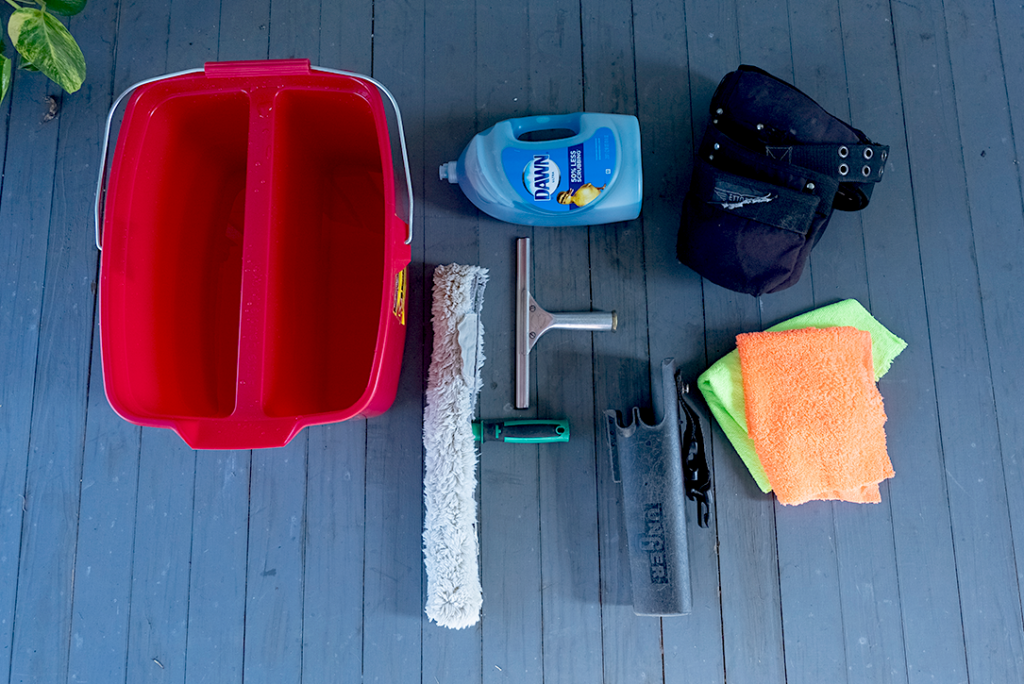 window cleaning supplies