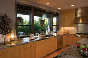large kitchen windows