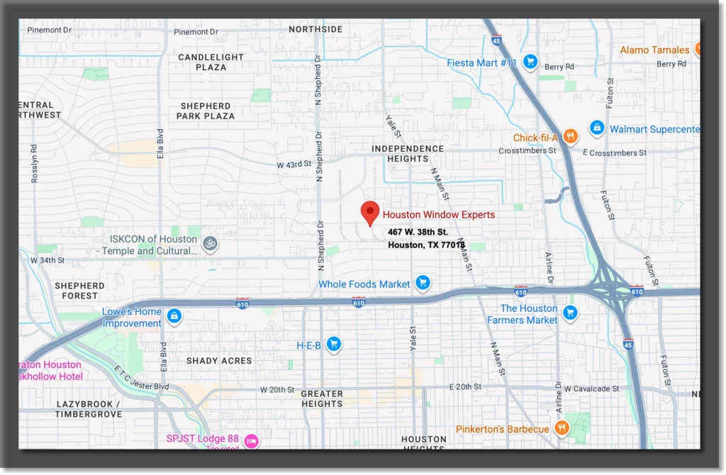 Houston Window Experts Window and Door Showroom